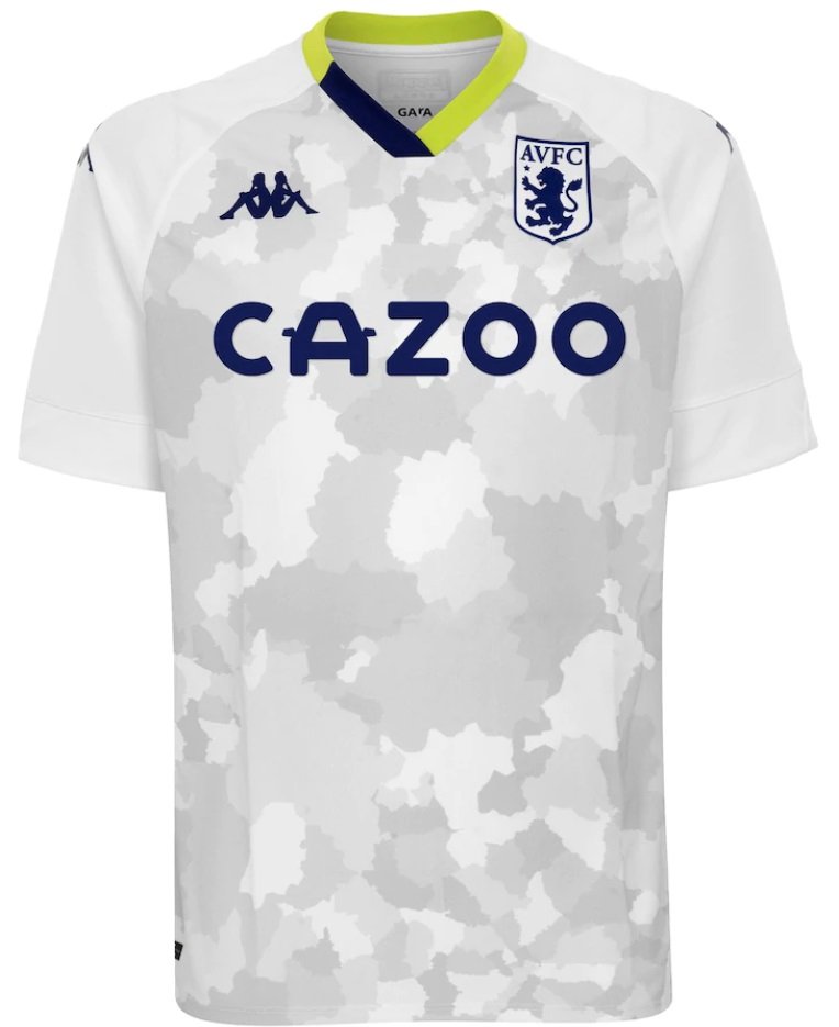 Camisa oficial Kappa Aston Villa 2020 2021 III jogador